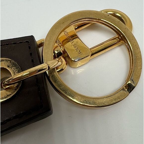Authentic Louis Vuitton Keychain Petite Malle Coated Canvas - Picture 7 of 8